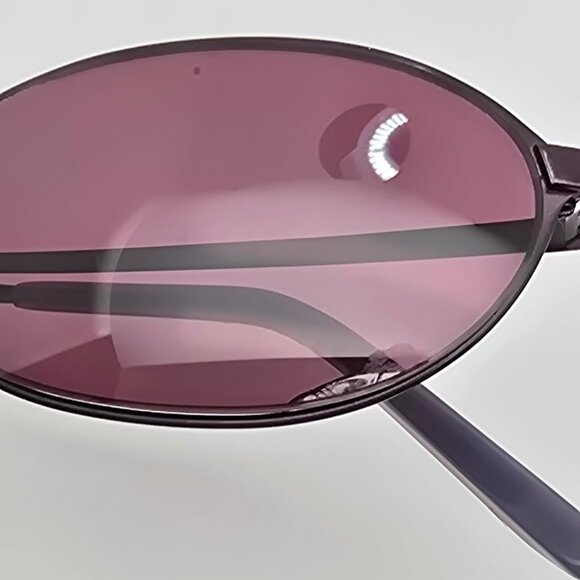 Anne Klein AK7502 703 Deep Purple Frame Deep Purple Lens Sunglasses w/ Case 49mm - Picture 14 of 16